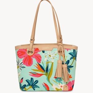 NWT Spartina 449 Moreland Island tote purse floral